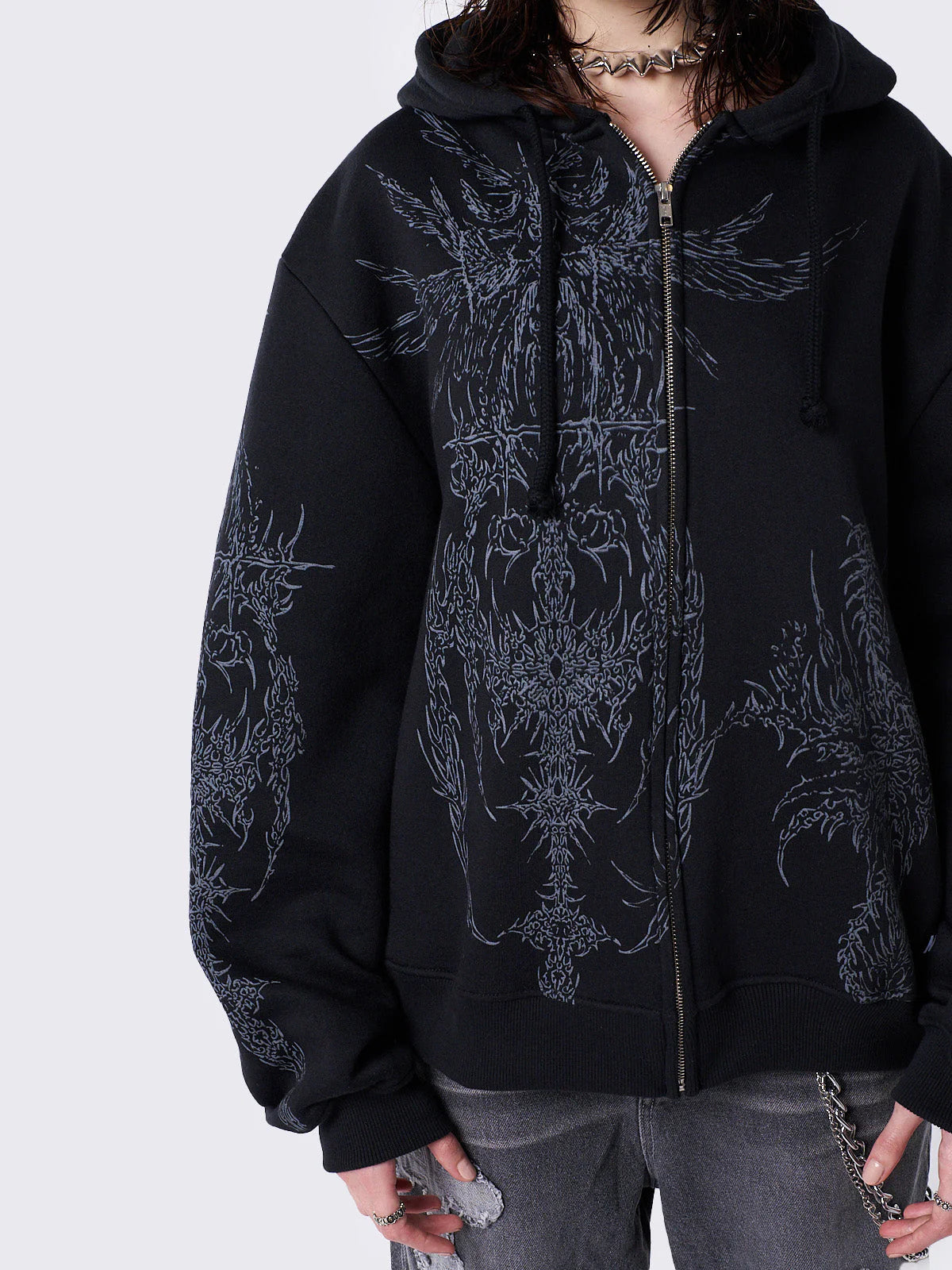 Enigmatic Zip Up Hoodie