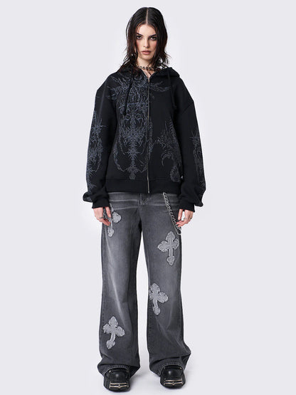 Enigmatic Zip Up Hoodie