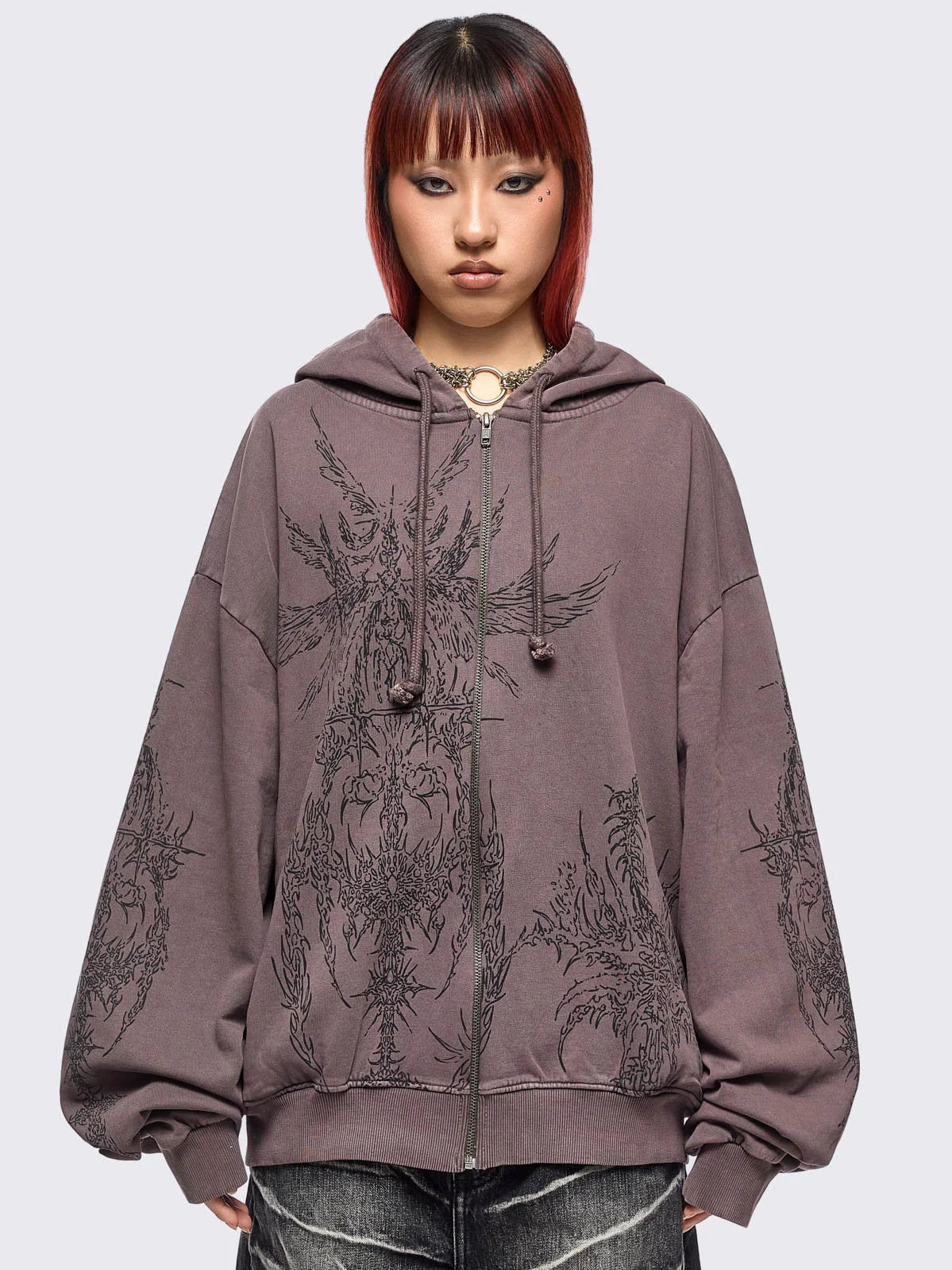 Enigmatic Zip Up Hoodie