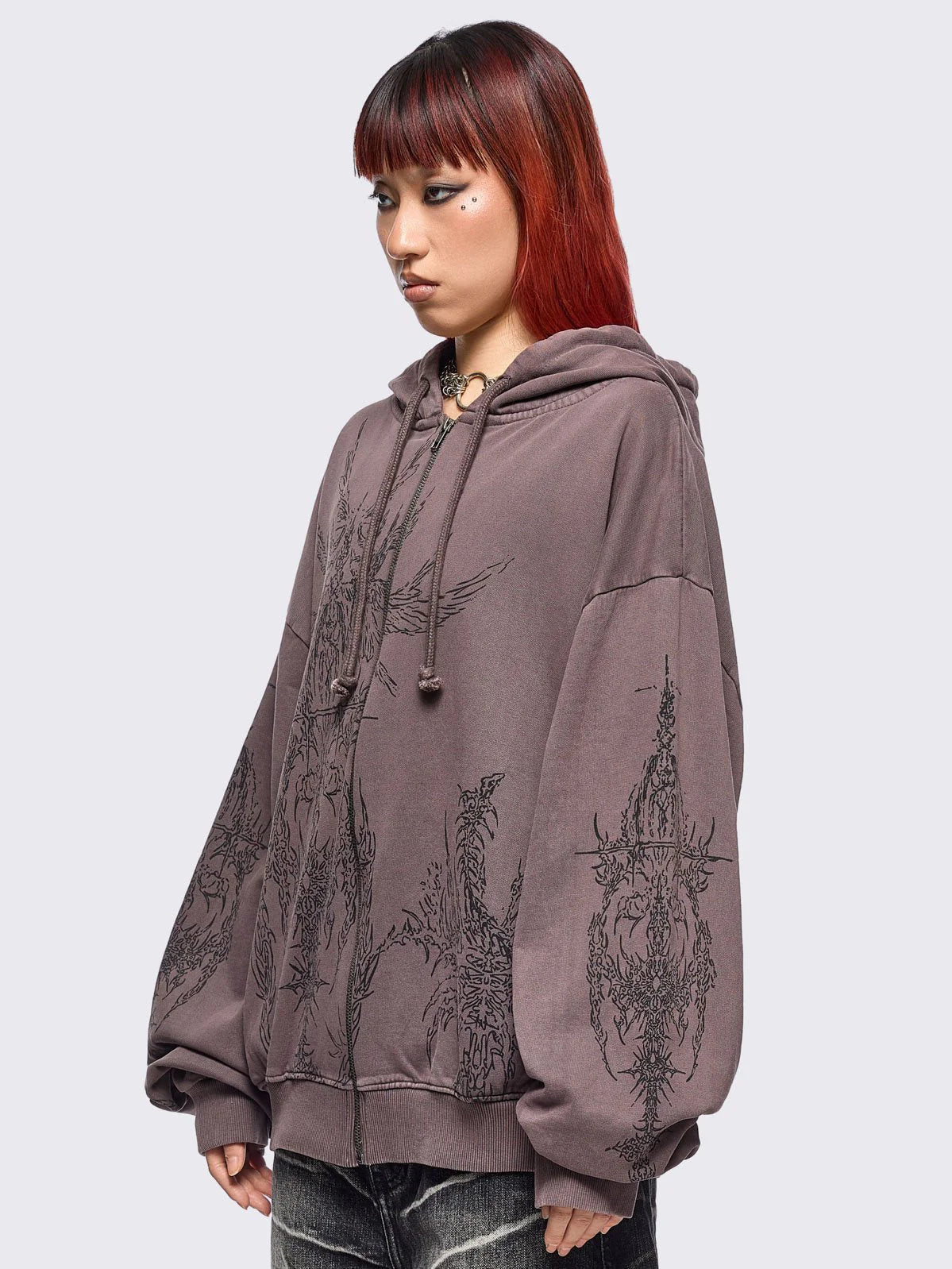 Enigmatic Zip Up Hoodie