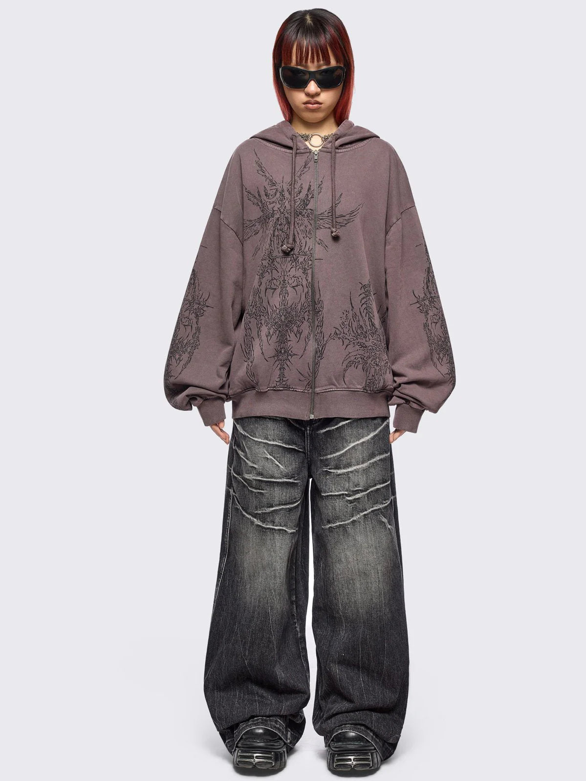 Enigmatic Zip Up Hoodie