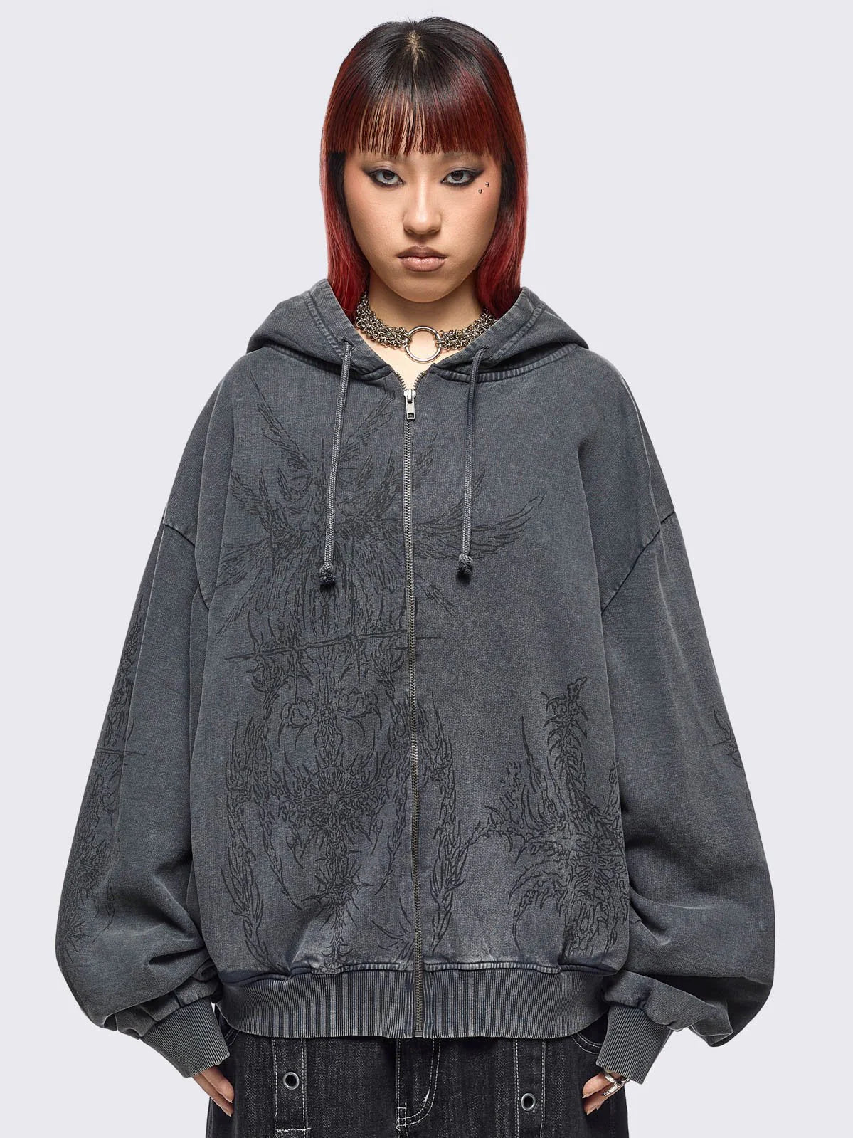 Enigmatic Zip Up Hoodie