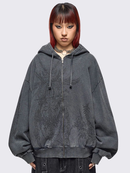 Enigmatic Zip Up Hoodie