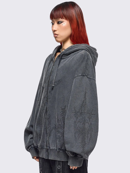 Enigmatic Zip Up Hoodie